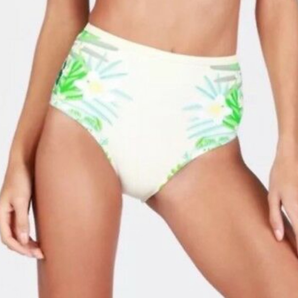 High waisted bikini bottom